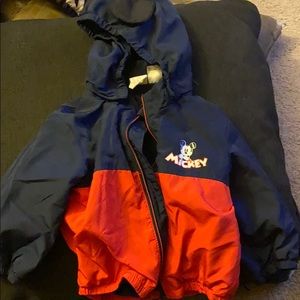 Mickey Mouse zip up hoodie with ears